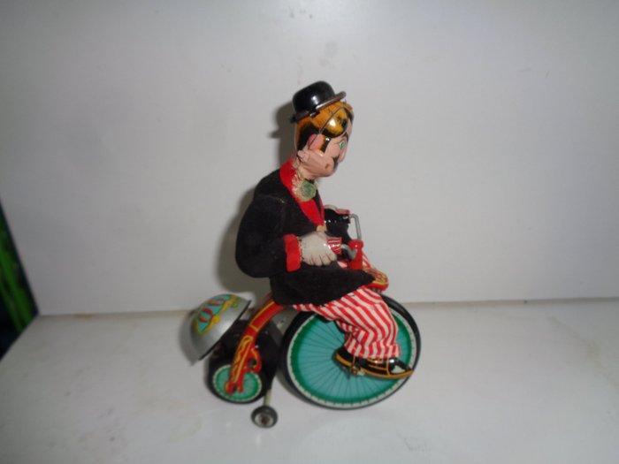TPS - man op driewieler - Opwindbaar blikken speelgoed -, Antiek en Kunst, Antiek | Speelgoed