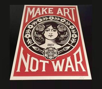 Shepard Fairey (OBEY) - Make Art Not War