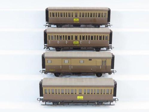 Rivarossi H0 - 2505 - Transport de passagers - 4 wagons de, Hobby en Vrije tijd, Modeltreinen | H0