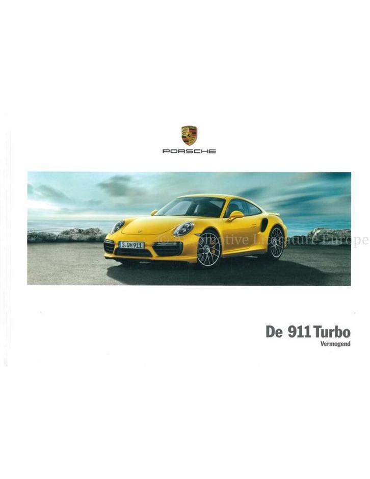 2018 PORSCHE 911 TURBO HARDCOVER BROCHURE ITALIAANS, Livres, Autos | Brochures & Magazines