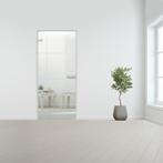 Glazen binnendeur voor opdek kozijn RVS beslag-Linksdraaiend, Doe-het-zelf en Bouw, Glas en Ramen, Verzenden, Nieuw