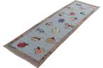 Tapis Kilim de designer avec motif de broderie - Les, Antiek en Kunst