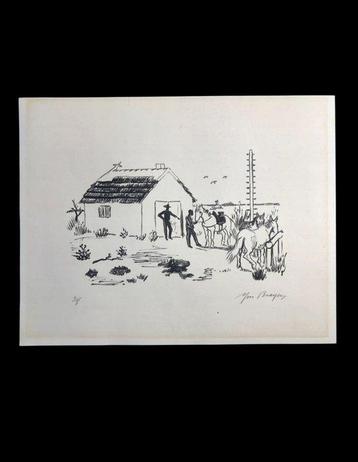 Yves Brayer (1907-1990) - Noël en Camargue