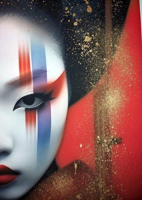 Tomoe Gozen - vision 14 (red edition unik), Antiek en Kunst, Kunst | Designobjecten