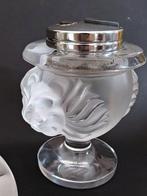 Lalique - Beeldje, Set de fumeur - Tête de Lion - 14.5 cm -