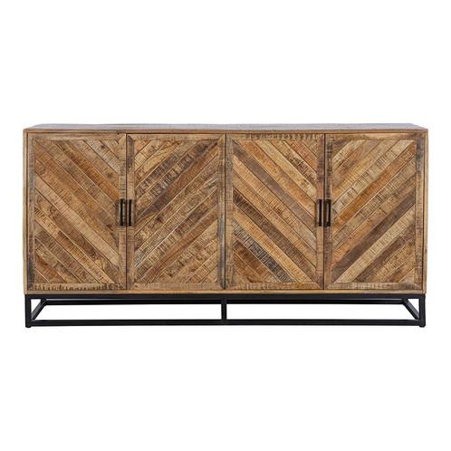 Dressoir Mangohout Sabia 180 cm, Huis en Inrichting, Kasten | Dressoirs, Nieuw, Verzenden