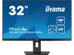 Iiyama ProLite XUB3293UHSN-B5 - 32 Monitor - 4K IPS - Zwart, Verzenden, Nieuw, Iiyama