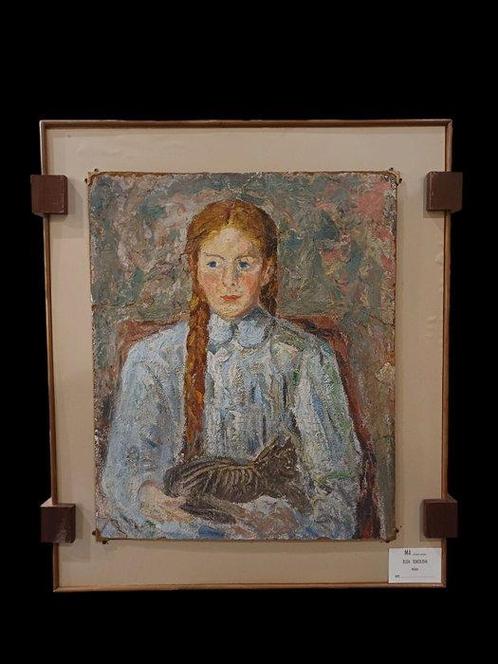Olga Alexandrovna (1898-1981), Attribué(e) à - Ritratto di, Antiek en Kunst, Kunst | Schilderijen | Klassiek