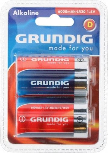 Tweedekans | Grundig D Alkaline Batterijen - 2 stuks, Ophalen of Verzenden