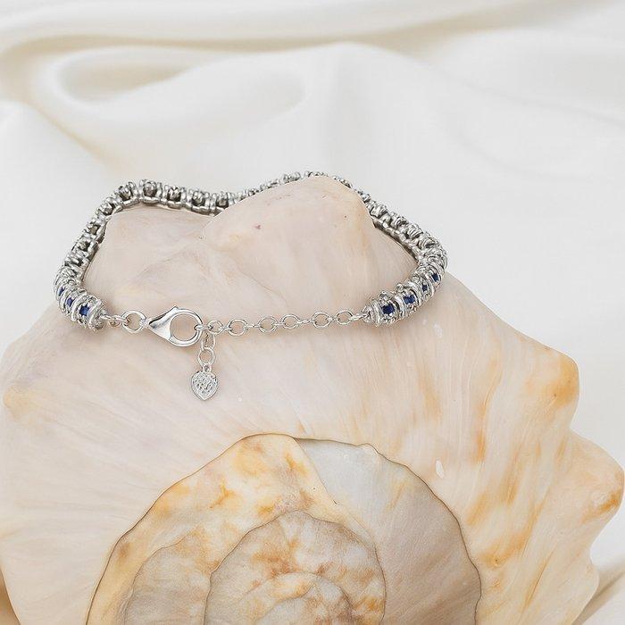 Zonder minimumprijs - Armband Verguld Saffier - Topaas - 18K, Bijoux, Sacs & Beauté, Bracelets