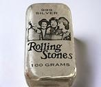 100 gram - Zilver .999 - Rolling Stones - No Reserve, Postzegels en Munten, Edelmetalen en Baren