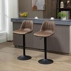 Barstoel - Trendy Wonen - Verstelbaar - Comfortabel - Bruin, Ophalen of Verzenden, Nieuw