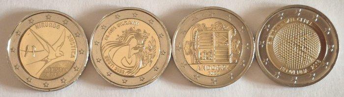 Europa. 2 Euro 2011/2024 (16 monnaies) (Zonder Minimumprijs), Postzegels en Munten, Munten | Europa | Euromunten