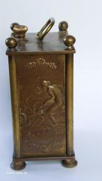 Rijtuigklok - Art Nouveau laiton / brons - 1890-1920, Antiquités & Art