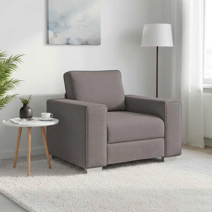 Stoffen Sofa Taupe | Tweede Kansje | OP = OP Nu!, Maison & Meubles, Canapés | Salons, Envoi
