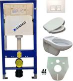 Geberit UP 100 +Neptunus WC+ Ultimo zitt.+ Delta 50 wit, Bricolage & Construction, Sanitaire, Ophalen of Verzenden