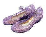 Prinsessenjurk - Glitter schoenen - Paars - Kleedje, Nieuw, Verzenden