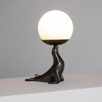 Tafellamp - Brons - Otarie / Art Deco