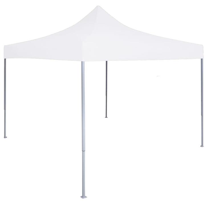 vidaXL Partytent inklapbaar 3x3 m staal wit, Tuin en Terras, Partytenten, Nieuw, Verzenden