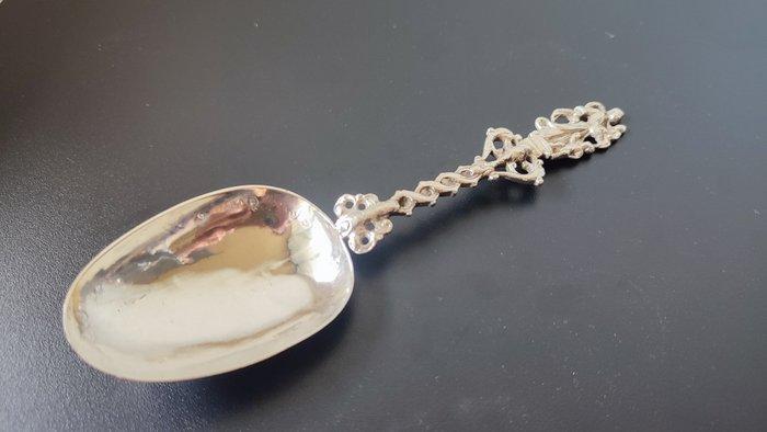 A.J.de Blauw-1826-Lemmer - Geboortelepel - Lepel - .833, Antiek en Kunst, Antiek | Zilver en Goud