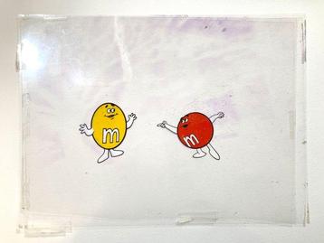 M&M’s : X2 Vintage en Zeldzaam M&M’s Advertising Cels Set - beschikbaar voor biedingen