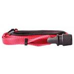 Guide leash goleygo flat,red, adapter pin, 10mm x 140-200cm