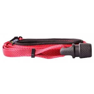 Guide leash goleygo flat,red, adapter pin, 10mm x 140-200cm, Animaux & Accessoires, Accessoires pour chiens