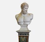 sculptuur, Busto di Ercole in marmo - 72 cm - Marmer