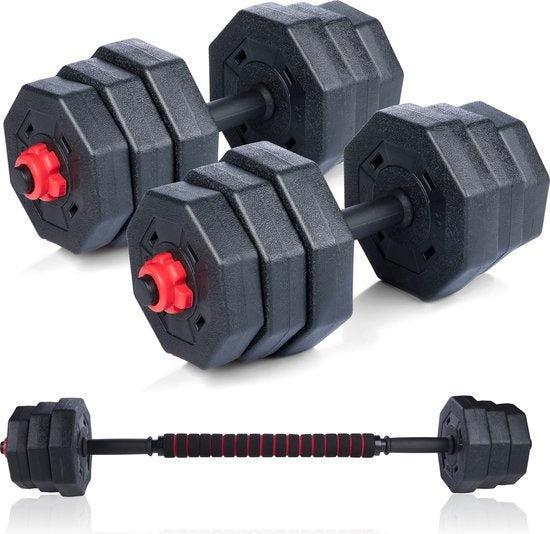 2dekans | Umbro Halterset - 20 KG - Verstelbare Dumbells en, Sport en Fitness, Fitnessmaterialen, Ophalen of Verzenden