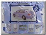 Decoratie kit trouwauto 15 delig Decoratie kit, Nieuw