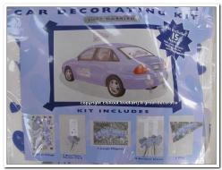 Decoratie kit trouwauto 15 delig Decoratie kit, Hobby en Vrije tijd, Knutselen, Nieuw