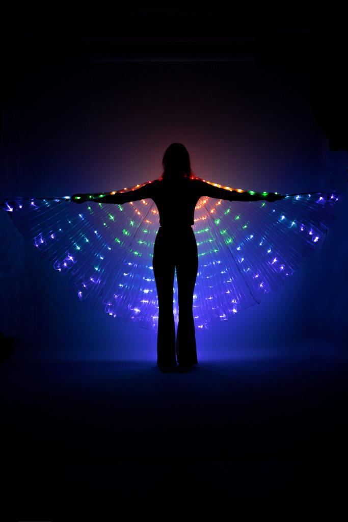 Grote Vleugels Parelmoer Led Lampjes Elfje Kostuum Iridescen, Kleding | Dames, Carnavalskleding en Feestkleding, Nieuw, Ophalen of Verzenden