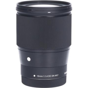 Sigma 16mm f/1.4 DC DN Contemporary Canon EF-M CM2782, Audio, Tv en Foto, Foto | Lenzen en Objectieven, Ophalen of Verzenden, Gebruikt