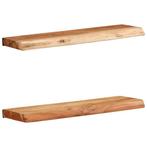 Zwevende Schappen Acacia | OP = OP | 40% Korting, Huis en Inrichting, Woonaccessoires | Wandplanken en Boekenplanken, Verzenden