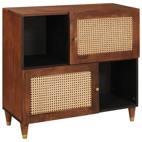 vidaXL Mediaopslagmeubels en rekken Bruin 80 x 33.5 x 75 cm, Huis en Inrichting, Kasten | Dressoirs, Nieuw, Verzenden