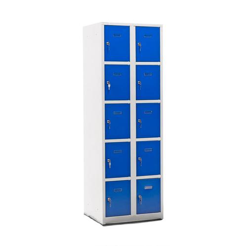 Gebruikte Lockerkasten 10 deuren (cilindersluiting), Huis en Inrichting, Kasten | Lockerkasten, Gebruikt, Ophalen of Verzenden