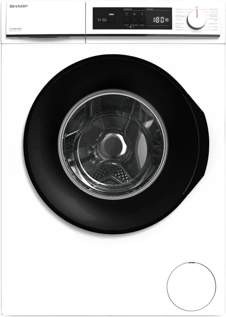 Sharp Nfa814bwb-de Wasmachine 8kg 1400t, Elektronische apparatuur, Wasmachines, Ophalen of Verzenden