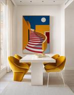 Nelson F. León - Ritmo Rojo y Blanco XL (NO Reserve)