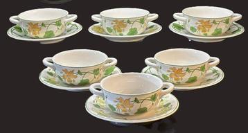 Villeroy & Boch - Set soepkommen (6) - Geranium Malva -