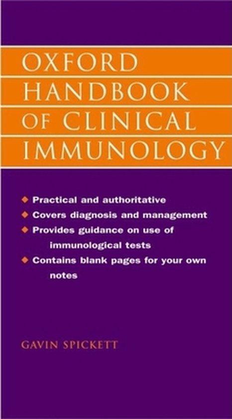 Oxford Handbook of Clinical Immunology 9780192627216, Livres, Livres Autre, Envoi