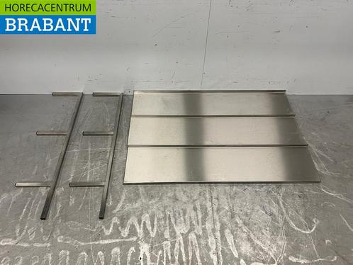 RVS Wandschap schap 3 laags 138 x 30 cm Horeca, Zakelijke goederen, Horeca | Meubilair en Inrichting, Ophalen of Verzenden