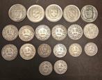 Zwitserland. Lot of 19 coins, incl. silver, 1, 2, 5 Francs