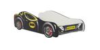 Autobed Batcar - kinderbed - 160x80cm - zwart geel, Kinderen en Baby's, Kinderkamer | Bedden, Ophalen of Verzenden, Nieuw