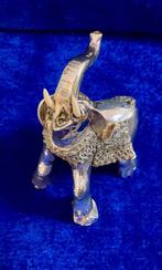 Beeldje - Ornate Ceremonial Style Elephant - Hallmarked -, Antiek en Kunst