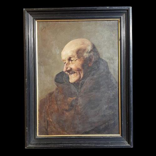 Duitse school (XIX) - Testa di Carattere, Antiek en Kunst, Kunst | Schilderijen | Klassiek