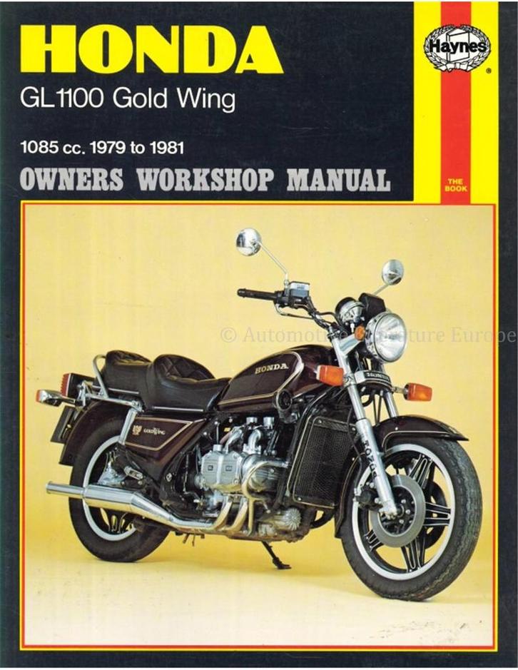 1979 - 1981 HONDA GL 1100 GOLD WING OWNERS WORKSHOP MANUAL, Boeken, Auto's | Boeken