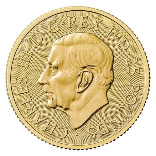 Verenigd Koninkrijk. 25 Pounds 2025 1/4 oz £25 GBP Great, Postzegels en Munten, Edelmetalen en Baren