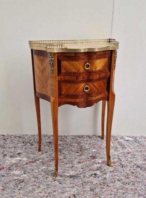 Exceptionele Bombée Commode - Dubbel gebogen - Commode -, Antiek en Kunst, Curiosa en Brocante