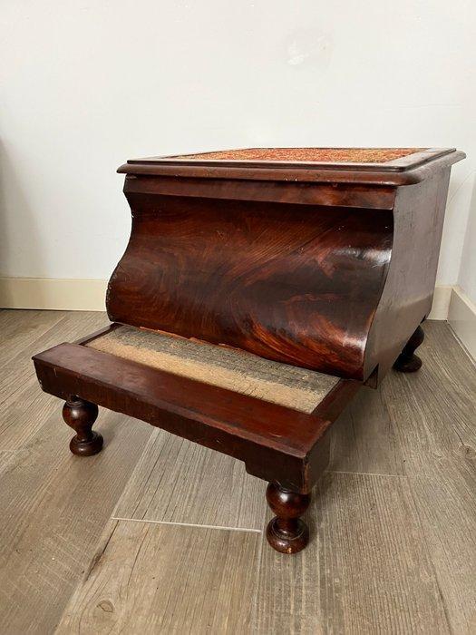 Voetenbank - Hout, Mahonie, Antiquités & Art, Antiquités | Autres Antiquités
