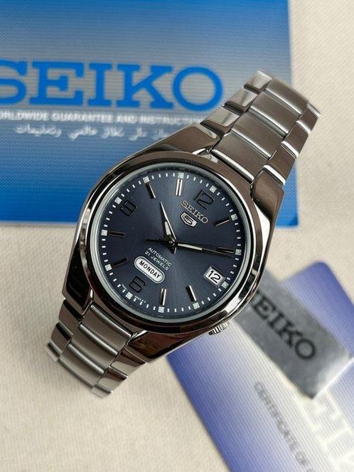 Seiko - 5 - Automatic Day Date - Seiko 5 Automatic Day-Date, Handtassen en Accessoires, Horloges | Heren